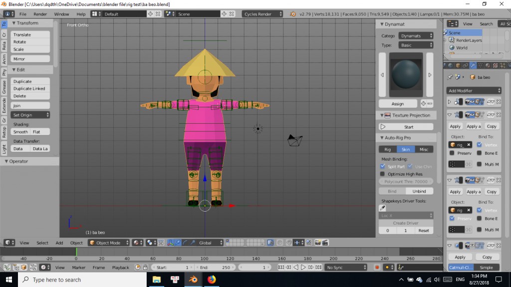 Lowpoly rigging preview image 3